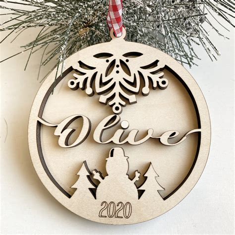 Wooden Laser Cut Christmas Ornaments Wooden Laser Cut Christmas Ornaments: A Timeless And Personalized Holiday Tradition