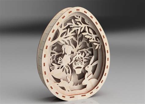 Laser Cut Wooden Egg Laser Cut Wooden Egg: A Unique And Intricate Art Form