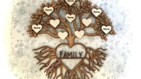 Wooden Laser Cut Family Tree H1: Embracing Family Bonds With Wooden Laser Cut Family Trees