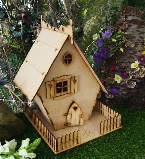 Wooden Fairy House Laser Cut H1: The Enchanting World Of Wooden Fairy Houses: A Laser-Cut Masterpiece