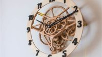 Laser Cut Wooden Gear Clock Laser Cut Wooden Gear Clock: A Timeless Masterpiece For Your Home