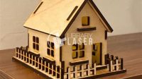 Small Wooden Laser Cut House H1: Small Wooden Laser Cut House: A Comprehensive Guide To Crafting A Mini Architectural Masterpiece