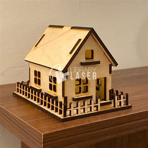 Small Wooden Laser Cut House H1: Small Wooden Laser Cut House: A Comprehensive Guide To Crafting A Mini Architectural Masterpiece