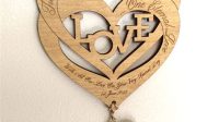 Personalised Laser Cut Wooden Heart Personalised Laser Cut Wooden Heart: A Timeless Expression Of Love And Connection