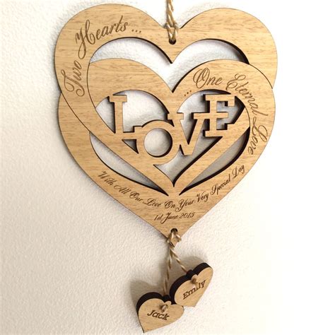 Personalised Laser Cut Wooden Heart Personalised Laser Cut Wooden Heart: A Timeless Expression Of Love And Connection