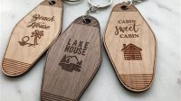 Laser Cut Wooden Keychain Laser Cut Wooden Keychain: A Unique And Customizable Accessory