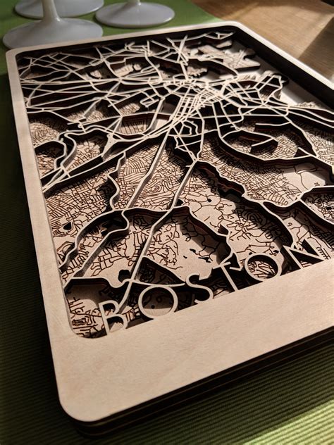 Wooden Laser Cut Maps Wooden Laser Cut Maps: A Guide To Crafting Unique And Personalized Masterpieces