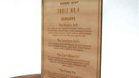 Wooden Laser Cut Menu H1: Elevate Your Dining Experience With Wooden Laser Cut Menus: A Comprehensive Guide