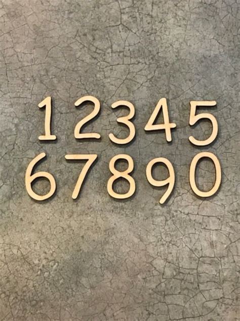 Laser Cut Wooden Numbers Laser Cut Wooden Numbers: The Perfect Finishing Touch For Any Project