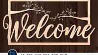 Wooden Laser Cut Welcome Sign H1: Adorn Your Abode With A Wooden Laser Cut Welcome Sign: A Timeless Expression Of Warmth And Hospitality