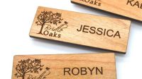 Small Wooden Laser Cut Tags Small Wooden Laser Cut Tags: A Versatile And Eco-Friendly Solution For Labeling And Customization