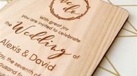 Wooden Laser Cut Wedding Invitations H1: Wooden Laser Cut Wedding Invitations: A Timeless And Elegant Choice For Your Special Day