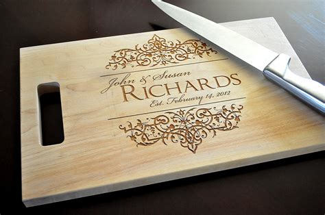 Wooden Laser Etched Cutting Board Wooden Laser Etched Cutting Board: An Enchanting Culinary Canvas