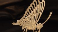 3d Laser Cut Butterfly 3D Laser Cut Butterfly: An Intricate And Delicate Work Of Art