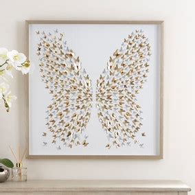 3d Laser Cut Butterfly Framed Print 3D Laser Cut Butterfly Framed Print: An Exquisite Wall Art Masterpiece