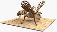 3d Laser Cut Bee 3D Laser Cut Bee: A Buzzing Masterpiece Of Precision And Creativity