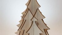 3d Laser Cut Christmas Tree Template 3D Laser Cut Christmas Tree Template: Elevate Your Festive Decorations