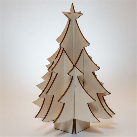 3d Laser Cut Christmas Tree Template 3D Laser Cut Christmas Tree Template: Elevate Your Festive Decorations