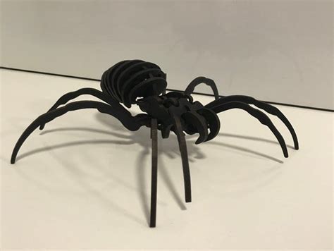 3d Laser Cut Spider 3D Laser Cut Spider: A Masterpiece Of Precision And Intricacy