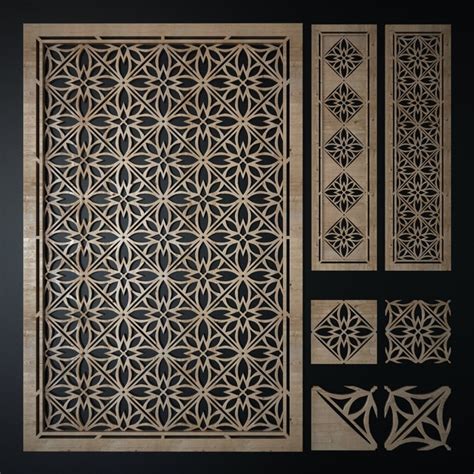 3d Model Decorative Laser Cutting Pattern 3D Model Decorative Laser Cutting Pattern: Transform Your Creations With Precision And Style