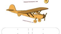 Laser Cut Model Plane 3d Puzzle Dxf Free Download Laser Cut Model Plane 3D Puzzle DXF Free Download