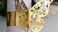 Laser Cut Butterfly Napkin Rings H1: Elevate Your Tablescape: Laser Cut Butterfly Napkin Rings For An Enchanted Dining Experience