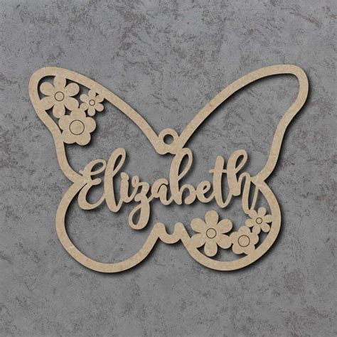 Laser Cut Butterfly With Name Laser Cut Butterfly With Name: A Timeless And Personalized Gift