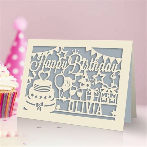 Personalised Laser Cut Birthday Cards Personalised Laser Cut Birthday Cards: A Unique And Memorable Way To Celebrate