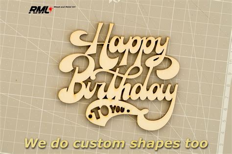 Happy Birthday Laser Cut Acrylic Stick H1: Elevate Your Celebrations With Happy Birthday Laser Cut Acrylic Stick: A Guide To Customization And Unforgettable Memories