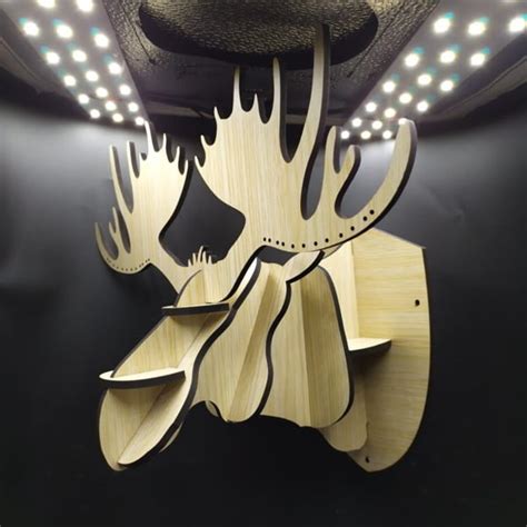 Laser Cut Moose Head Laser Cut Moose Head: A Unique And Intricate Wall Decoration