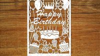 Laser Cut Birthday Card Template Free H1: Laser Cut Birthday Card Template Free: Elevate Your Celebrations With Exquisite Designs