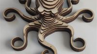 Laser Cut Octopus H1: Laser Cut Octopus: A Unique And Intricate Craft