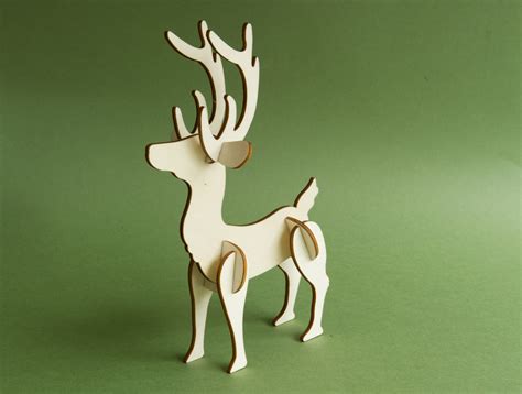 Laser Cut Reindeer Head Laser Cut Reindeer Head: A Festive And Intricate DIY Project