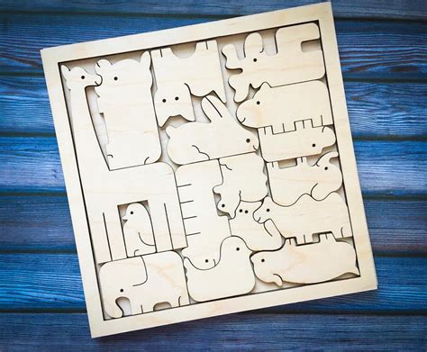 Laser Cut Animal Puzzle Laser Cut Animal Puzzle: A Journey Into The World Of Intricate And Educational Play