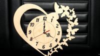 Laser Cut Butterfly Clock Laser Cut Butterfly Clock: A Captivating Timepiece For Nature Lovers